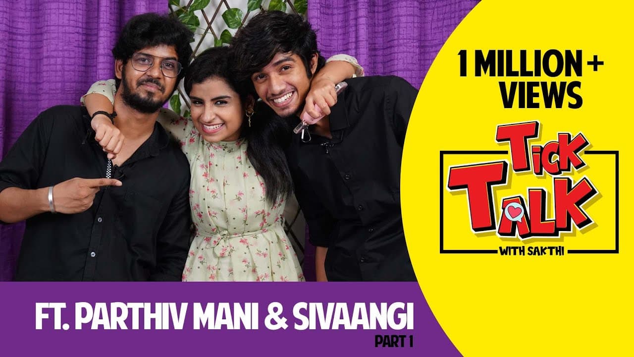 Sivaangi | Cooku with Comali Director Parthiv Mani in Tick Talk With Sakthi" | Media Masons