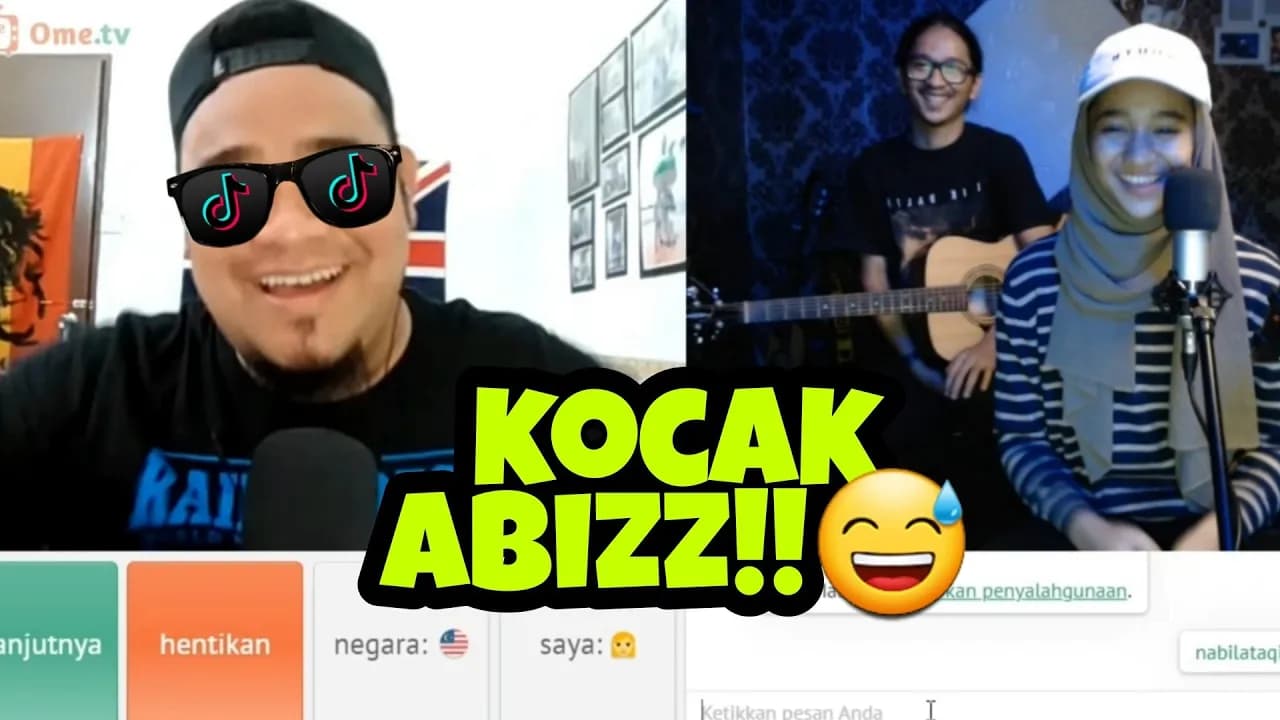 KETEMU PAKCIK MALAYSIA YANG LUCU DAN RAMAH😂. OME TV INTERNASIONAL#PART17