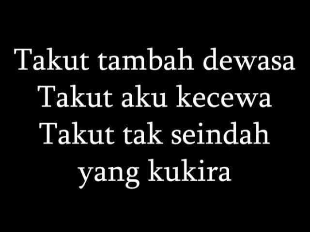 Idgitaf - Takut | Lirik