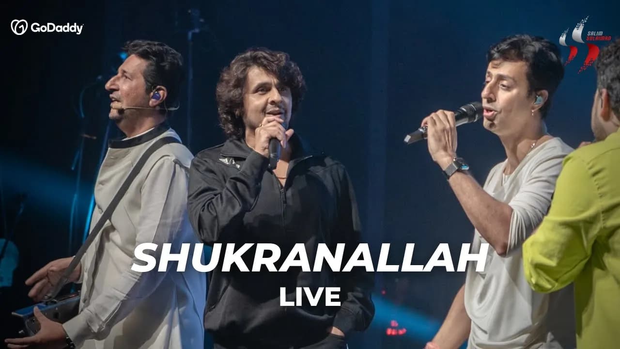 Shukranallah Live in Mumbai | Salim Sulaiman, Sonu Nigam | GoDaddy presents Zariya | #SSLive