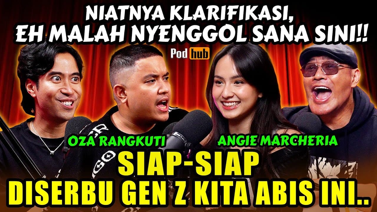 WKWK.. ANCOOR KITE ADU DITEMPAT‼️- OZA VS GEN Z 🤣🤣 VIDI STRESS, ANGIE GAME ON! Vidi Podhub