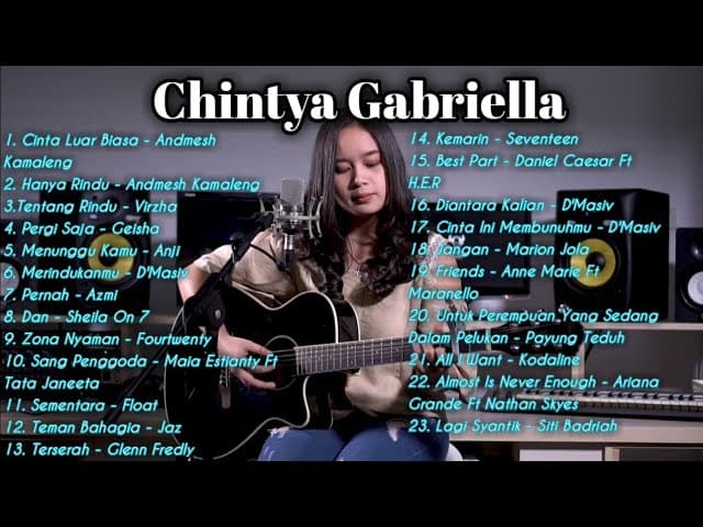 Kumpulan Lagu Sedih | Cover Chintya Gabriella | Full Album Akustik