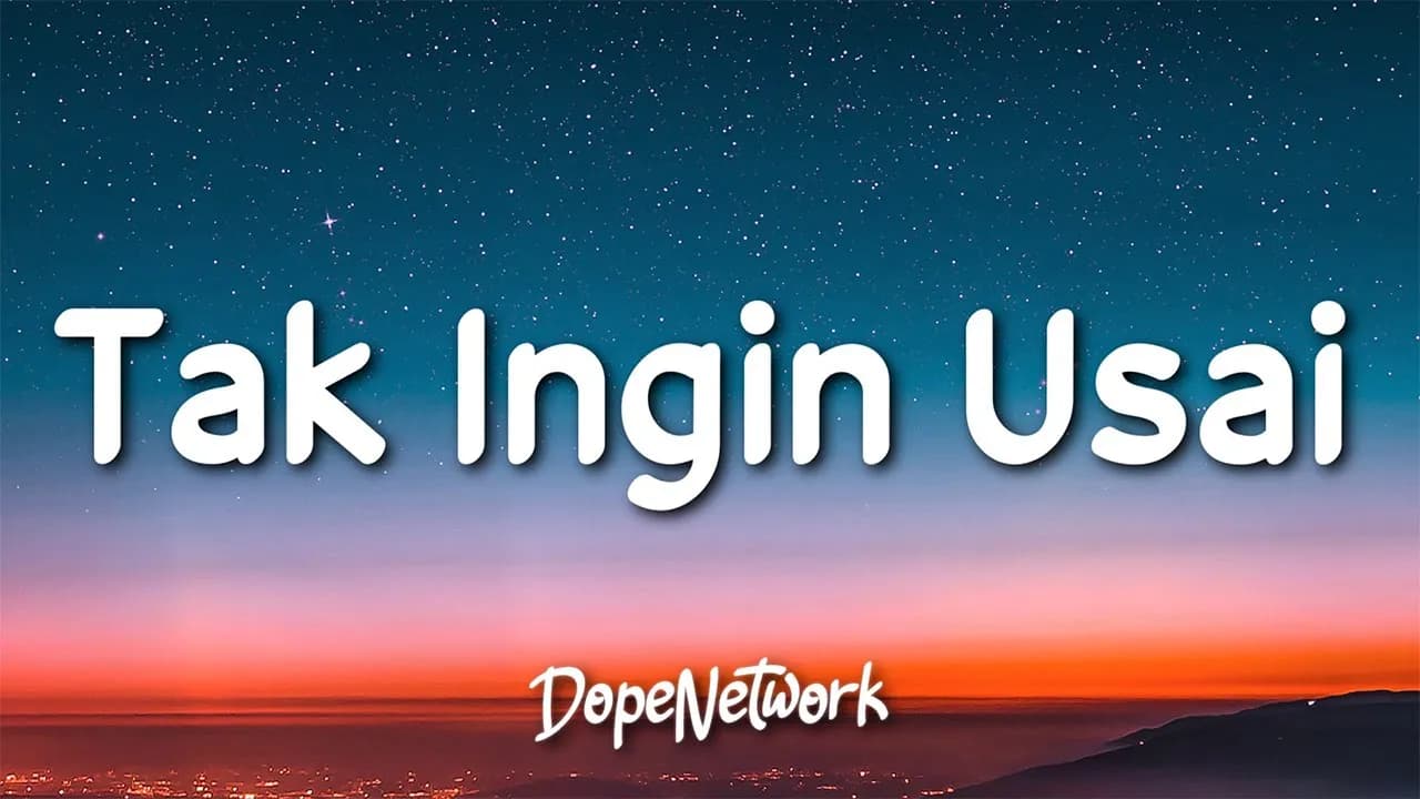 Tak Ingin Usai - Keisya Levronka (Lirik Lagu/Lyrics)