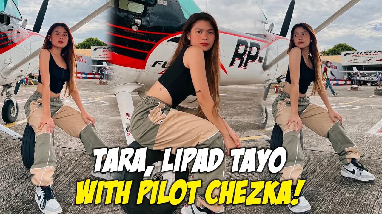 TARA, LIPAD TAYO WITH FILIPINA PILOT CHEZKA! | Lyca Gairanod