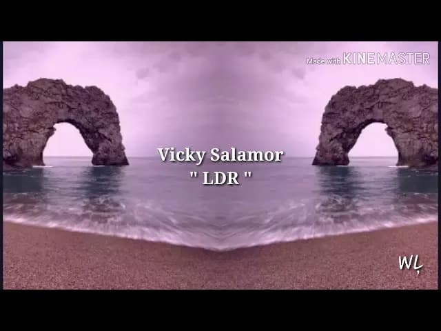 Vicky Salamor - LDR ( Lirik )