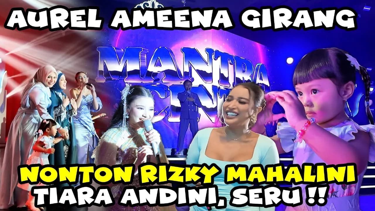 AUREL AMEENA EXCITED KETEMU MAHALINI RIZKY TIARA ANDINI!! MYLEN GEMES!! BIRTHDAY PARTY SHELLA SAUKIA