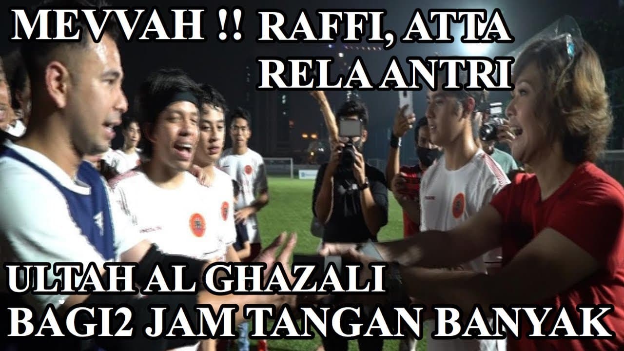 ULTAH AL GHAZALI,BAGI2 JAM TANGAN MEWAH, RAFFI, ATTA HALILINTAR, JUDIKA, RELA ANTRI