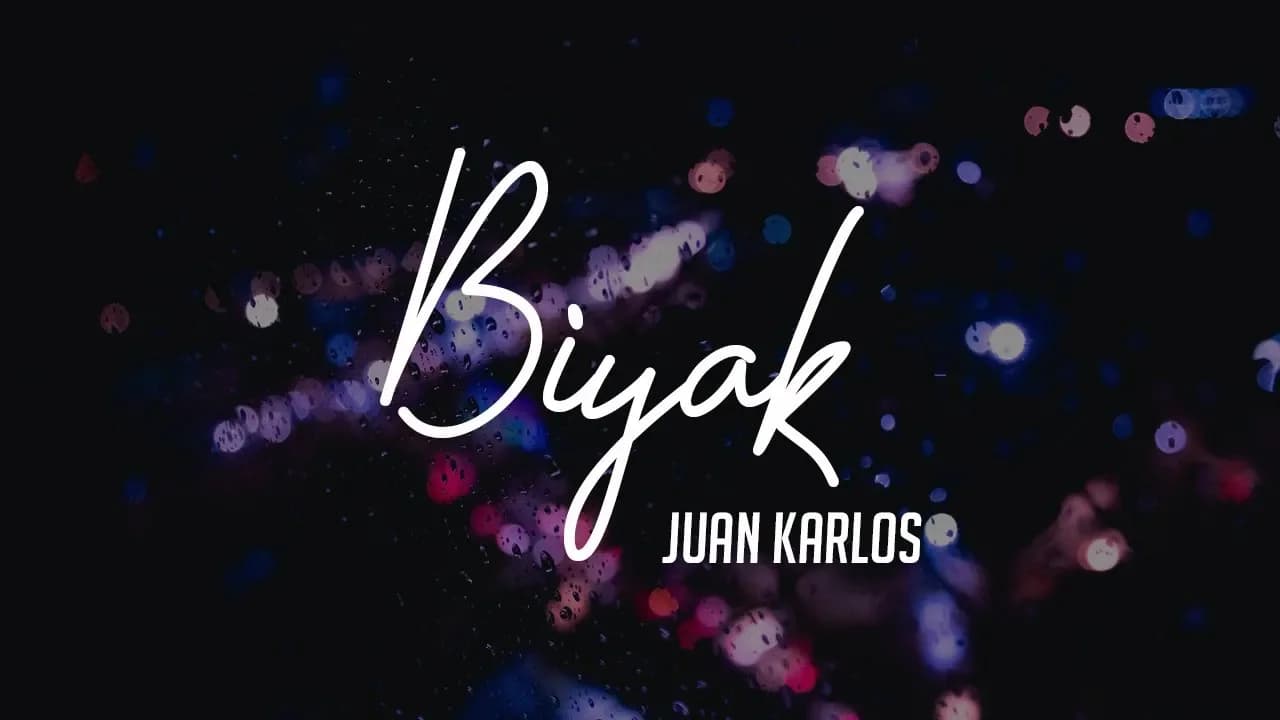 Juan Karlos - Biyak (Lyric Video)