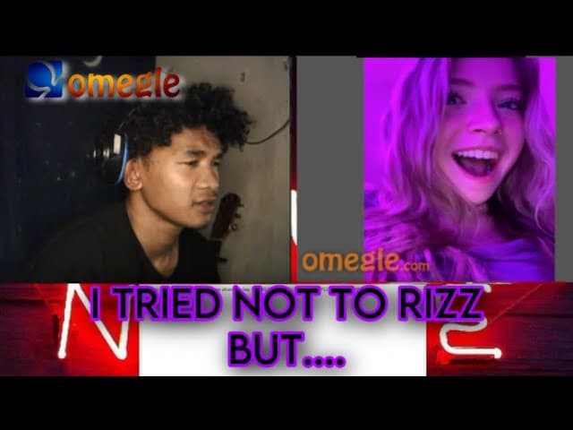 singing to strangers on omegle | I tried not to rizz cause ramadhan is coming but…
