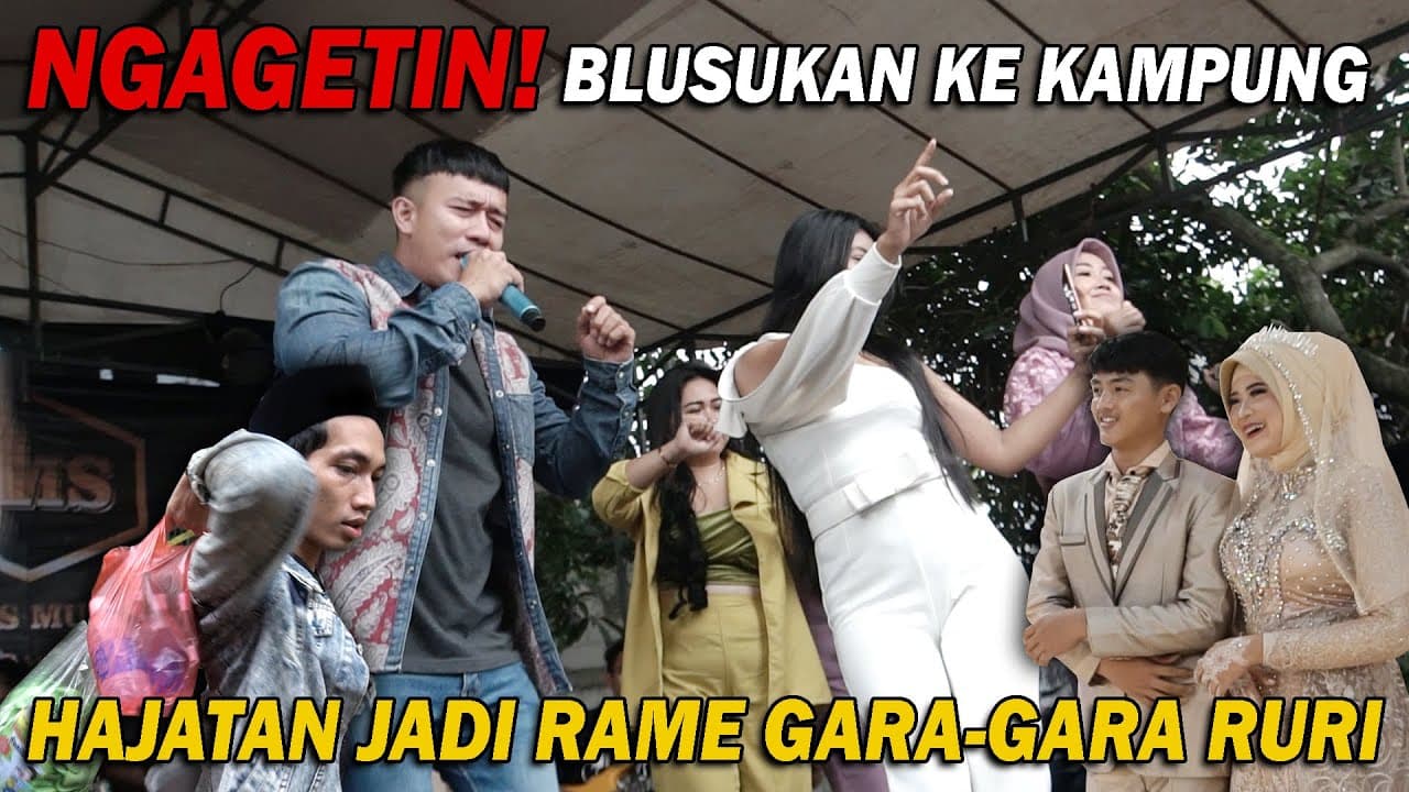 BLUSUKAN NIKAHAN DI KAMPUNG.. RURI DATANG PADA BAHAGIA SEMUA