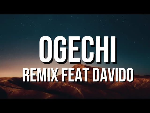 Brown Joel - Ogechi Remix ft Davido ,Boypee & Hyce (lyrics video)