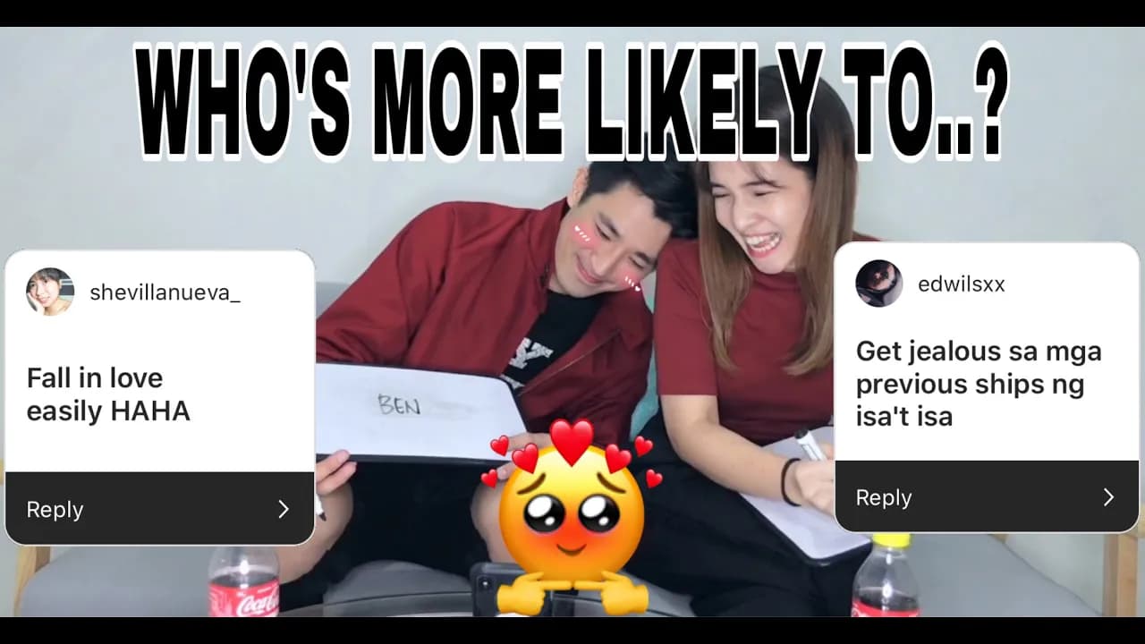 WHO'S MORE LIKELY TO.. (w/ Benedict Cua)