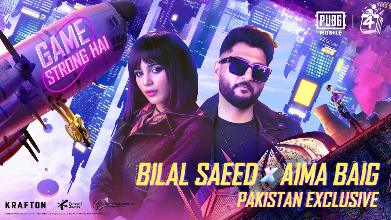 PUBGM X BILAL SAEED & AIMA BAIG | Game Strong Hai | Full Ver. | PUBG MOBILE PAKISTAN OFFICIAL