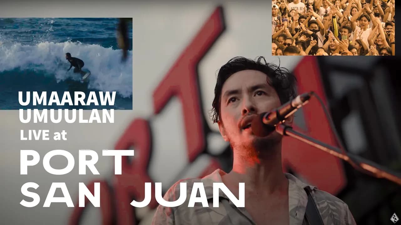 Rico Blanco - Umaaraw, Umuulan (Live at the PORT SAN JUAN steps)