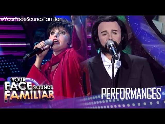 Your Face Sounds Familiar: KZ Tandingan as Liza Minelli and Luciano Pavarotti - "New York, New York"