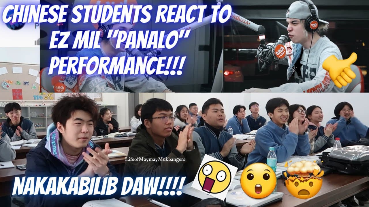 CHINESE STUDENTS REACT TO EZ MIL PERFORMANCE "PANALO"/ TAGOS PUSONG KANTA!!😲😲😲😲