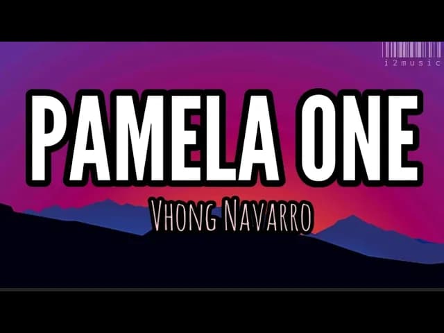 Pamela One Vhong Navarro lyrics