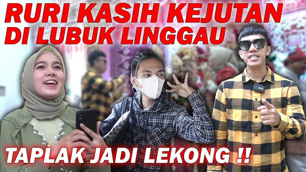 RURI KASIH KEJUTAN DI LUBUKLINGGAU.. TAPLAK JADI LEKONG‼️