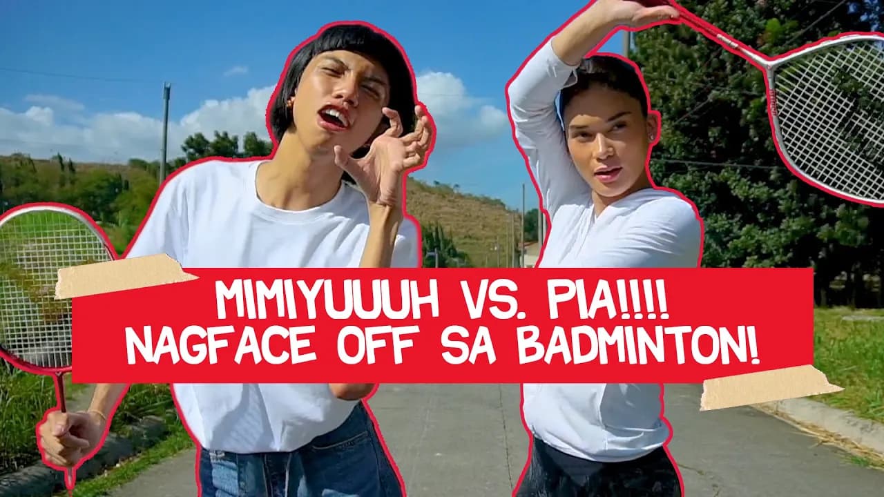BADMINTON SHOWDOWN WITH PIA WURTZBACH!! + ANTI-HULAS SKIN CARE!!!
