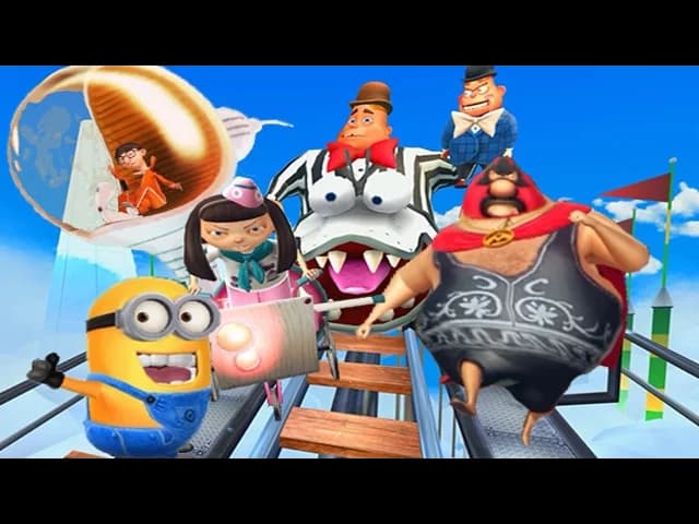 Despicable Me 2: Minion Rush Vector | Meena | Pollo Locos | Jack in The Box Boss
