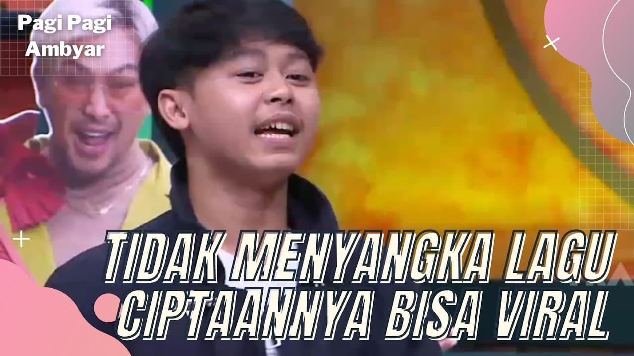 LAGU CIPTAAN RAFFA AFFAR MEMBUAT DIRINYA VIRAL DI MEDIA SOSIAL | PAGI PAGI AMBYAR (28/3/22) P3