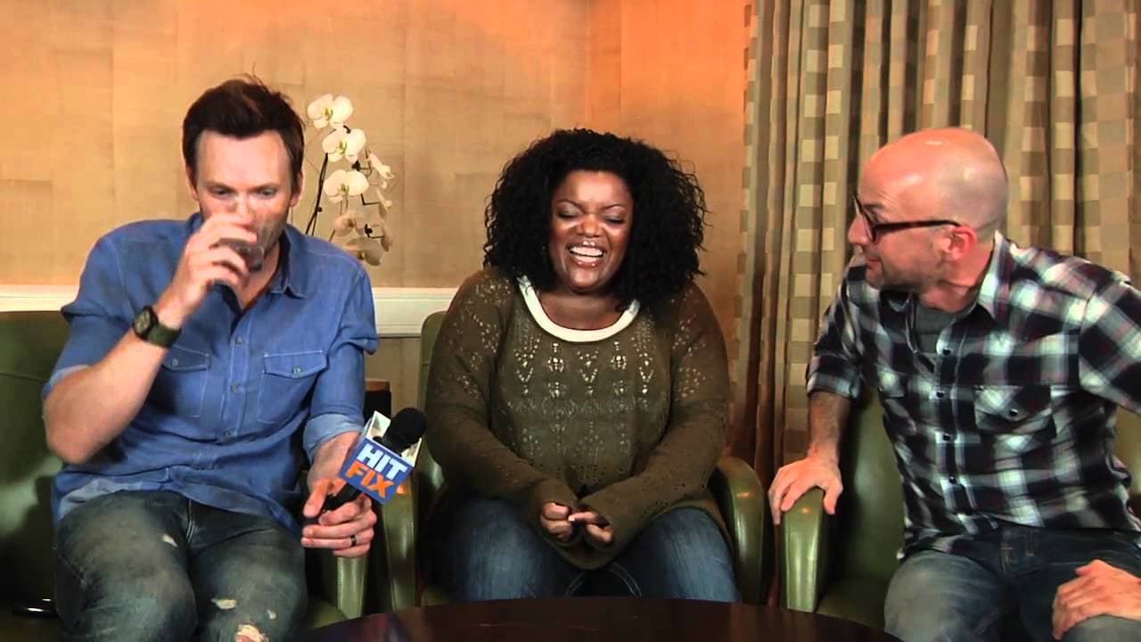 Community - Joel McHale, Yvette Nicole Brown and Jim Rash