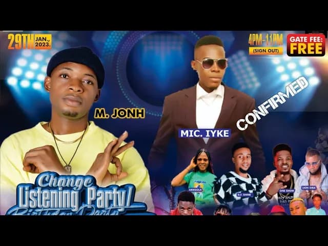 Mic Iyke Performing M.I.C Live With M John