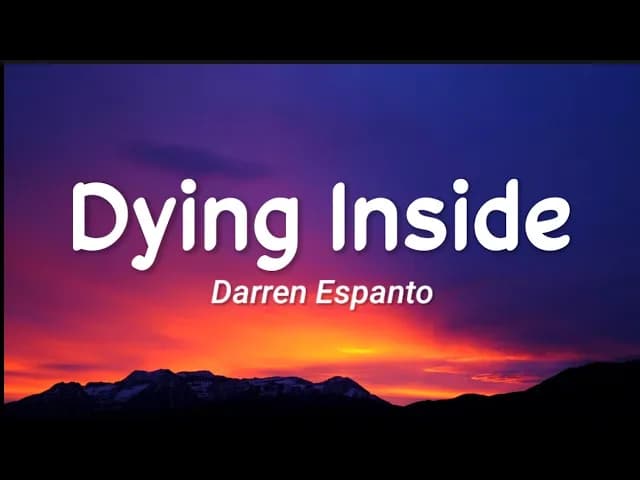 Darren Espanto - Dying Inside (Lyrics)