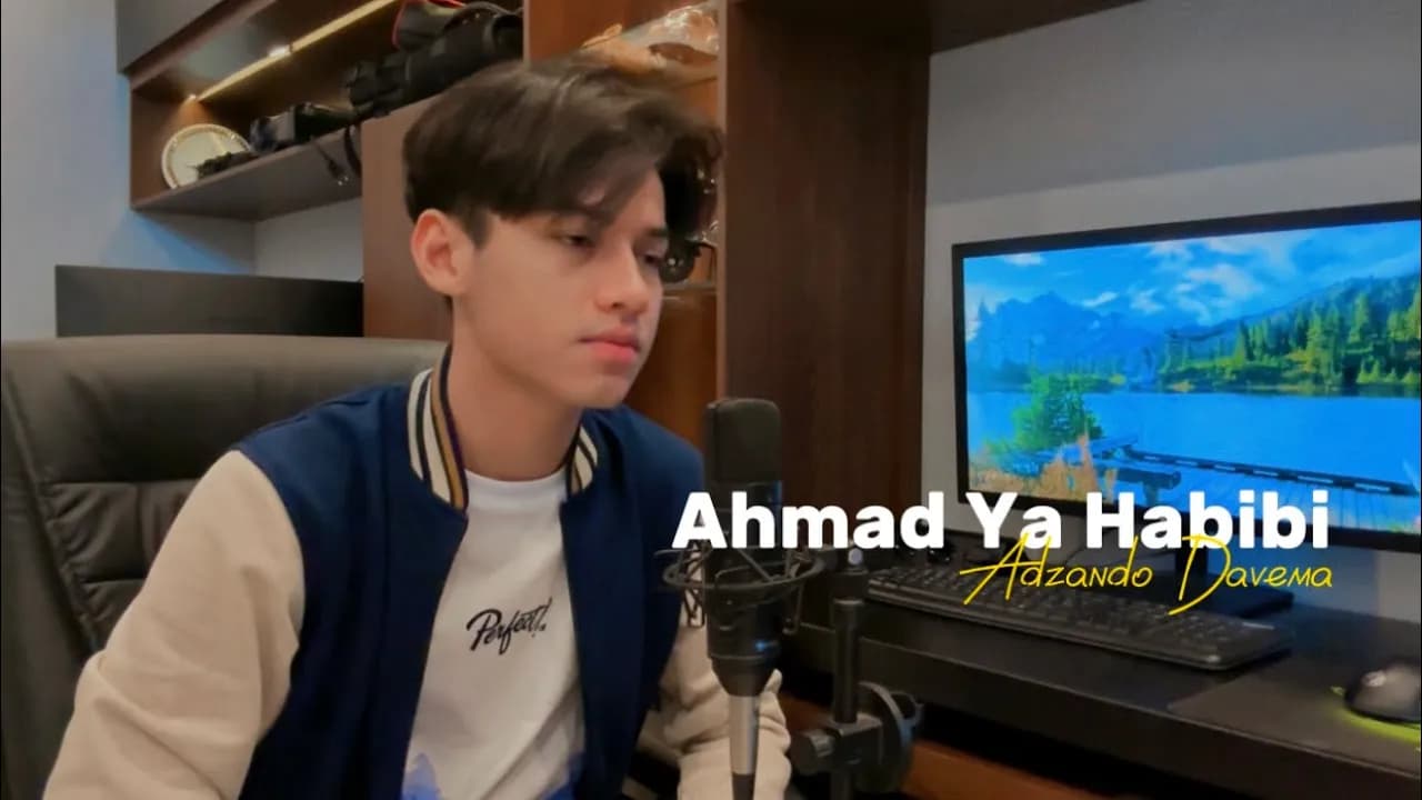 Ahmad Ya Habibi - By Adzando Davema ( Cover )