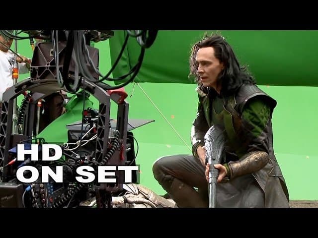 Thor 2: The Dark World: Behind the Scenes with Tom Hiddleston "Loki" (All His Broll) | ScreenSlam