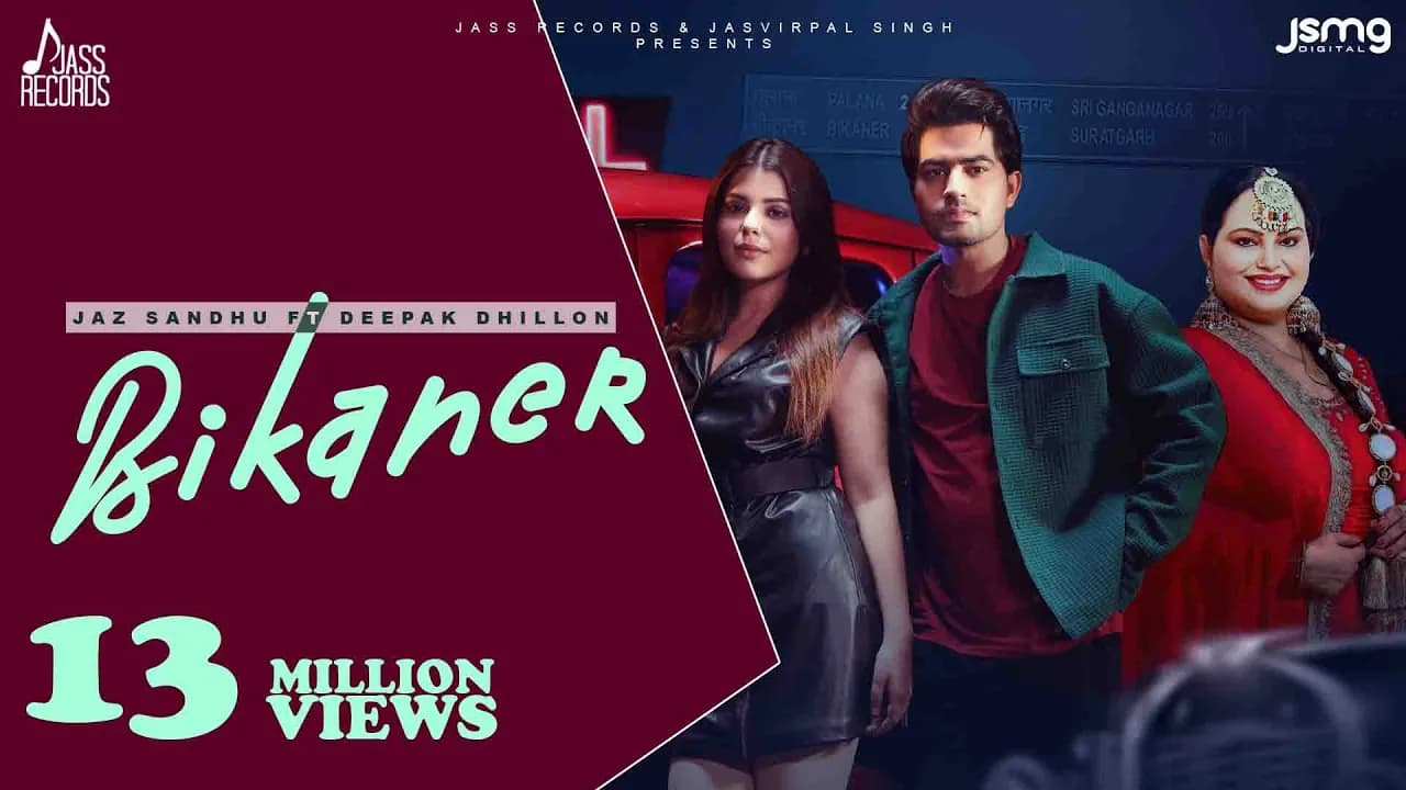Bikaner (Official Video) Jaz Sandhu | Deepak Dhillon | Geet Goraaya | Punjabi Songs 2023