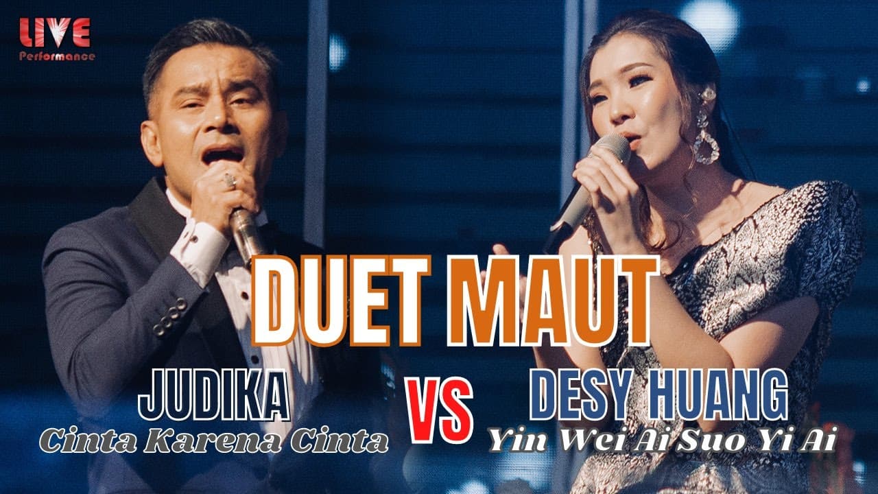 MERINDING!! JUDIKA - Cinta Karena Cinta X Desy Huang - Yin Wei Ai Suo Yi Ai【LIVE Performance】