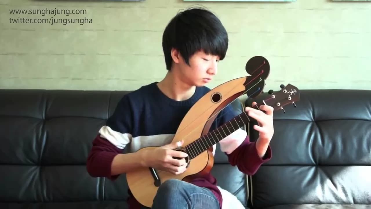 (Harp Ukulele) Dust_In_The_Wind - Sungha Jung