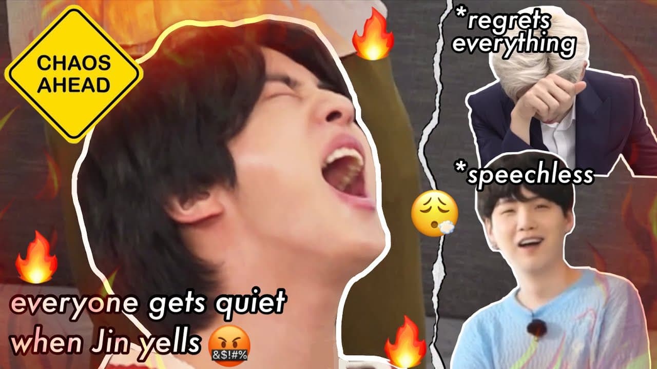 Jin being so done with BTS & scolding them for 14min straight | no one can argue with Jin
