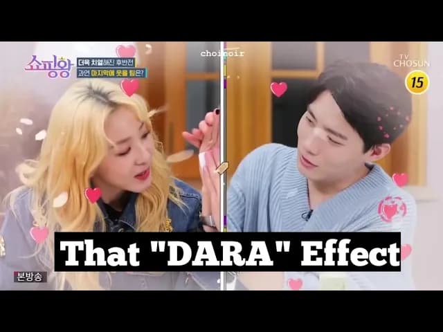 Sandara Park Effect On Men (Dara VS Tough Men)