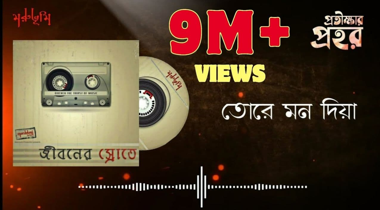 Tore Mon Diya (Protikkhar Prohor) - Moruvumi band |Jiboner Srote | Track 09 | Official Lyrical Video