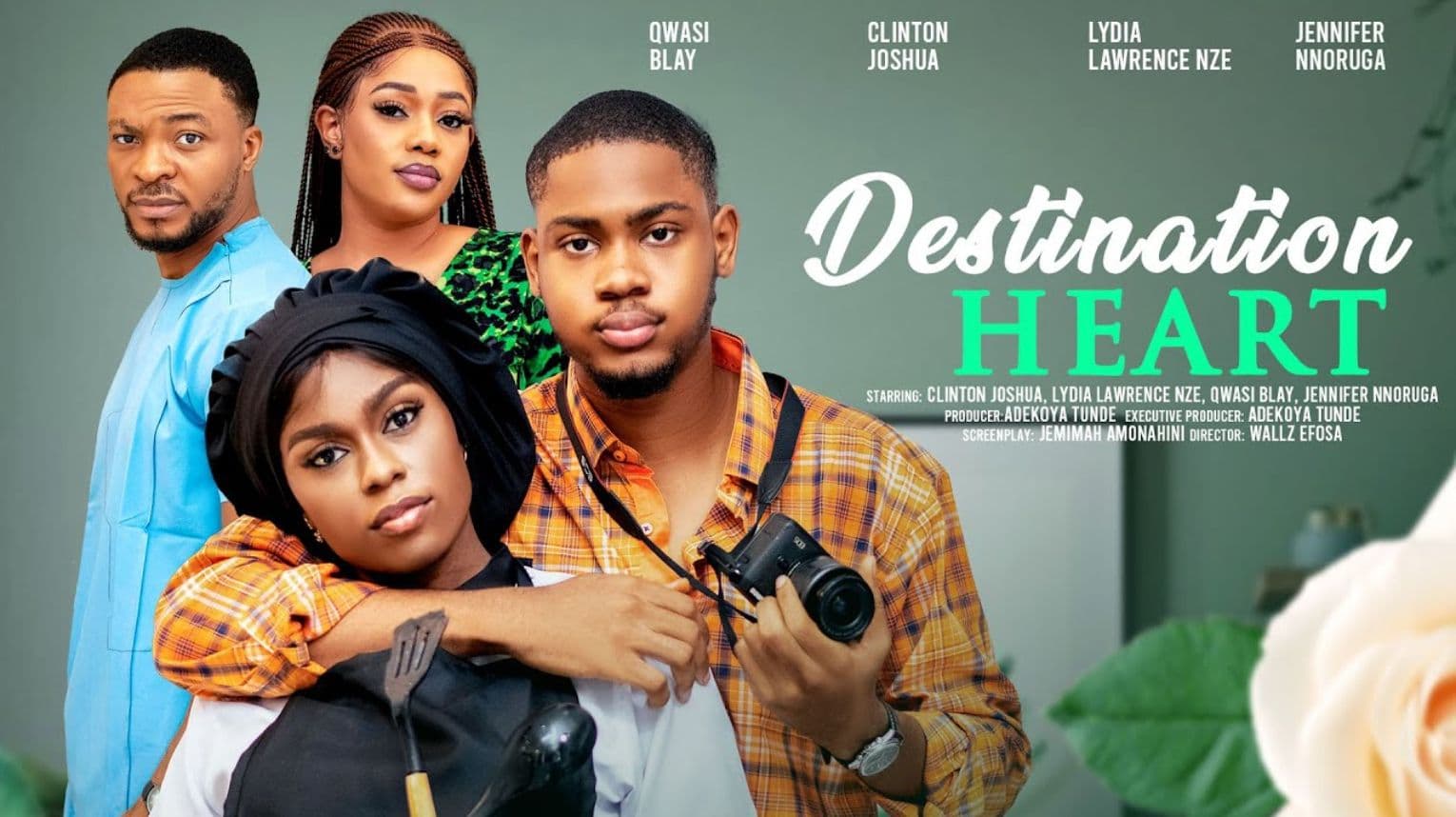 DESTINATION HEART - CLINTON JOSHUA, LYDIA LAWRENCE NZE, QWASI BLAY latest 2024 nigerian movies