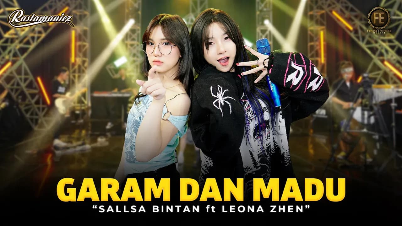 SALLSA BINTAN Ft. LEONA ZHEN - GARAM DAN MADU | Feat. RASTAMANIEZ (Official Live Version)
