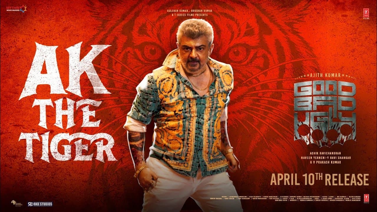 Good Bad Ugly: Ak The Tiger Lyrical Video | Ajith | Darkkey | GV Prakash | Adhik Ravichandran
