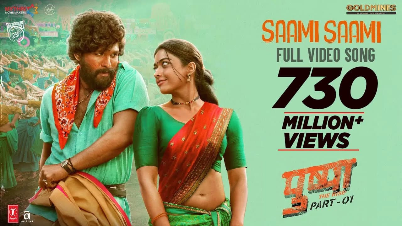 Pushpa: Saami Saami - Full Video Song | Allu Arjun, Rashmika Mandanna | Sunidhi C | DSP | Sukumar