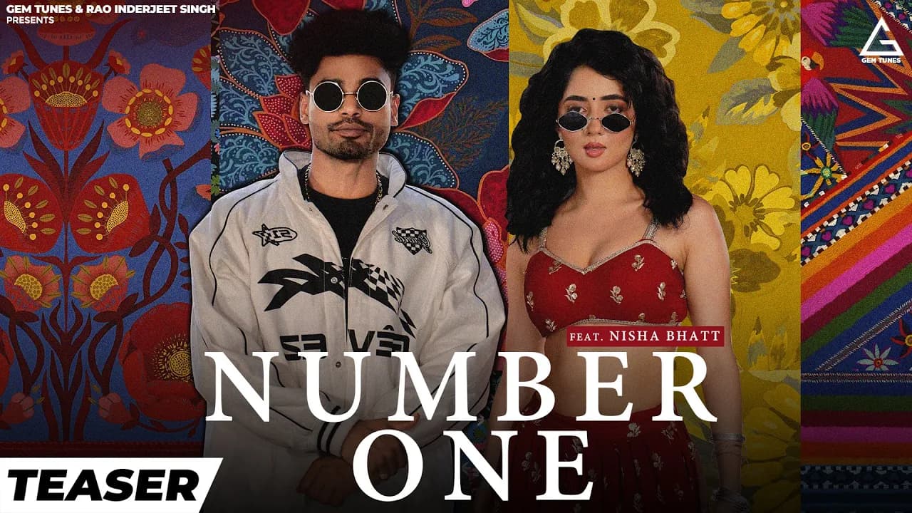 SUMIT GOSWAMI- NUMBER ONE (TEASER) | GOLDBOY | NISHA BHATT | NEW HARYANVI SONG 2025