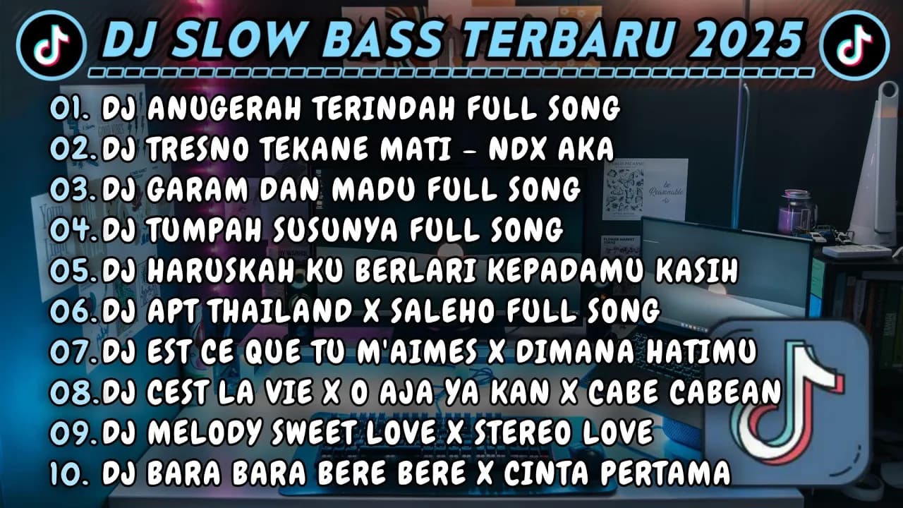 DJ SLOWBASS TERBARU 2025 || DJ ANUGERAH TERINDAH FULL SONG || DJ TRESNO TEKANE MATI NDX AKA VIRAL
