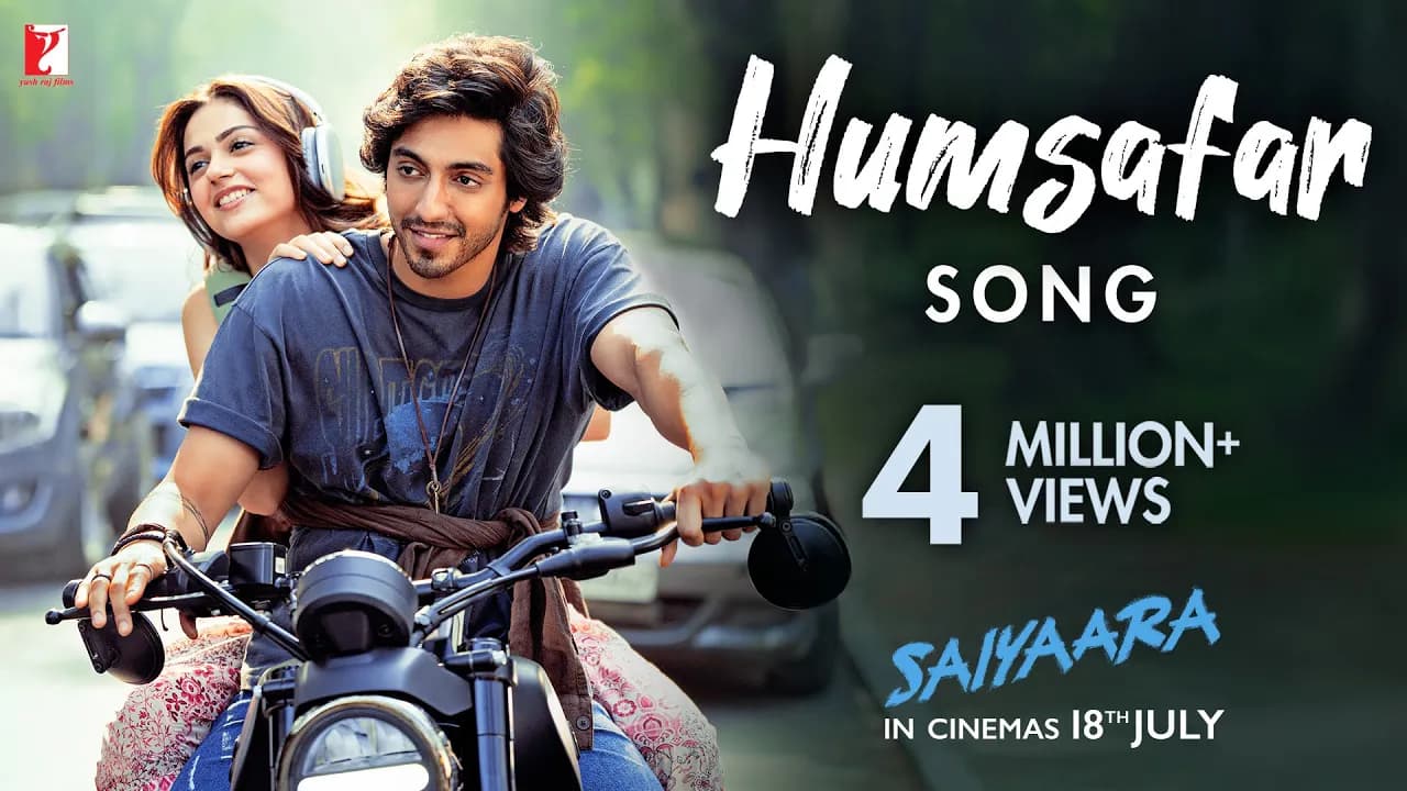 Humsafar Song | Saiyaara | Ahaan Panday | Aneet Padda| Sachet Tandon, Parampara Tandon, Irshad Kamil