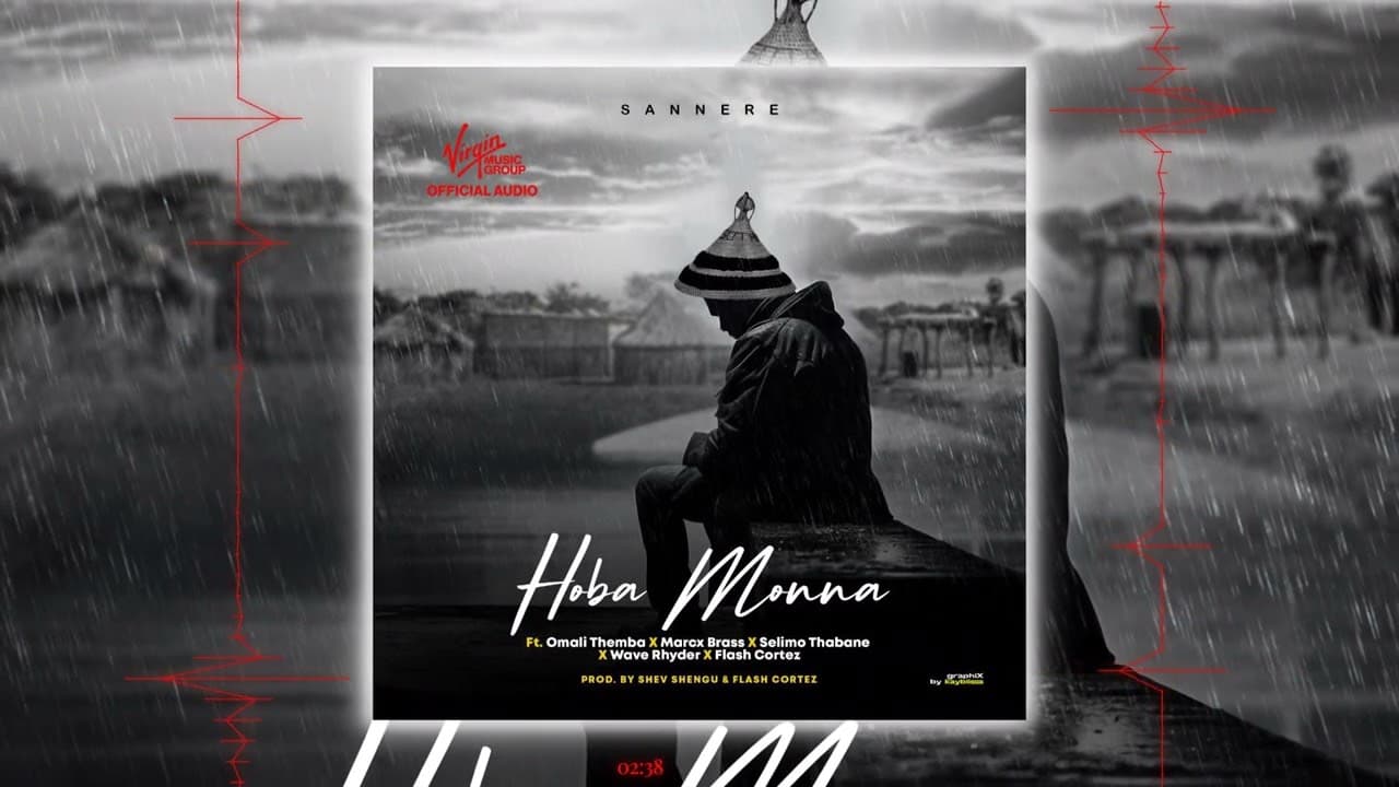 Sannere_ Hoba Monna ft Omali Themba, Selimo Thabane, Flash Cortez and Marcx Bras (Audio Visualizer)