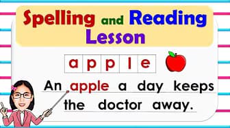 Spelling and Reading Lesson | Learn to Spell and Read with Teacher Aya