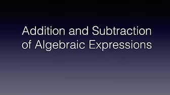 Addition and Subtraction of Algebraic Expressions (Tagalog Math) Civil Service Exam