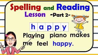 Part 2 - Spelling and Reading Lesson | Learn to Spell and Read with Teacher Aya