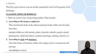 Short Forms Riddles Lesson 1 - English Form 4 - Topic 5 - Short Forms - KCSE Lesson Notes & Videos