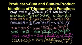 Product-to-Sum and Sum-to-Product Identities for Trigonometric Functions (Tagalog/Filipino Math)