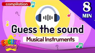 Theme: "Guess the Sound" (Musical Instruments) - Kids' Vocabulary - First Dictionary